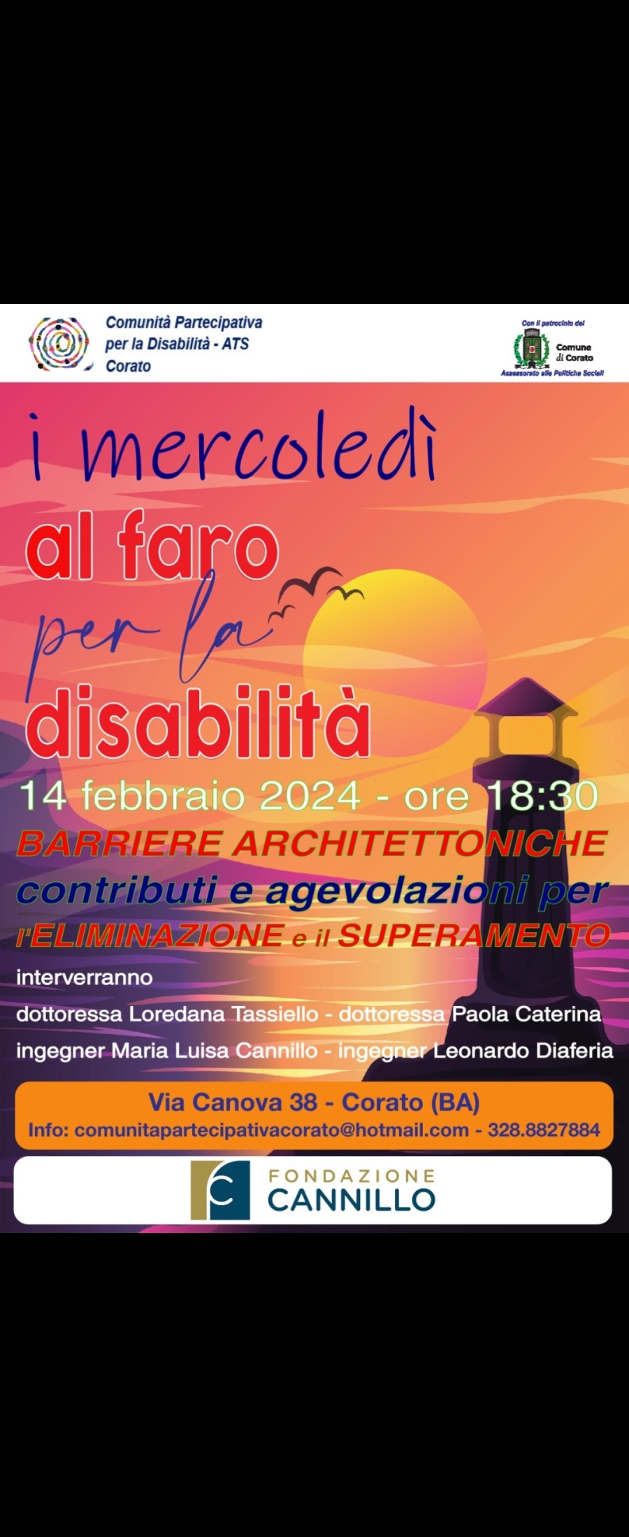 L'IMPEGNO DELLA FONDAZIONE CANNILLO PER LA DISABILITA'