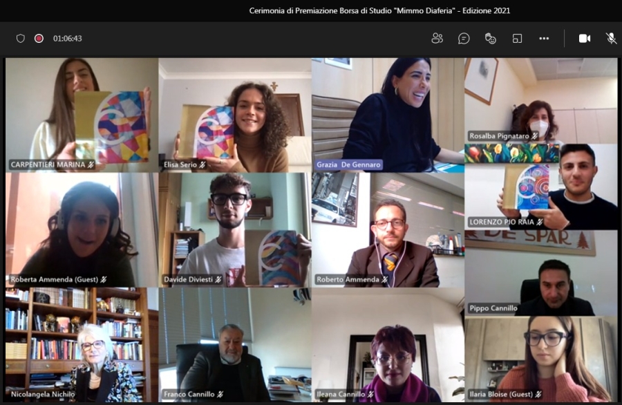 QUINTA EDIZIONE BORSA DI STUDIO "MIMMO DIAFERIA": IL BANDO