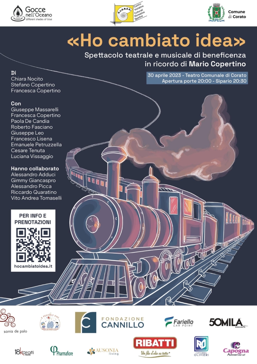 FONDAZIONE CANNILLO SOSTIENE LO SPETTACOLO DI BENEFICENZA IN RICORDO DI MARIO COPERTINO